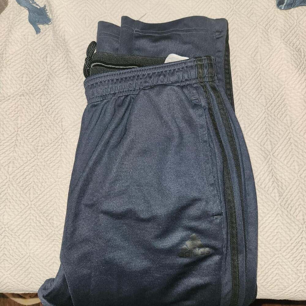 Adidas Men's Navy and Blue Joggers-tracksuits